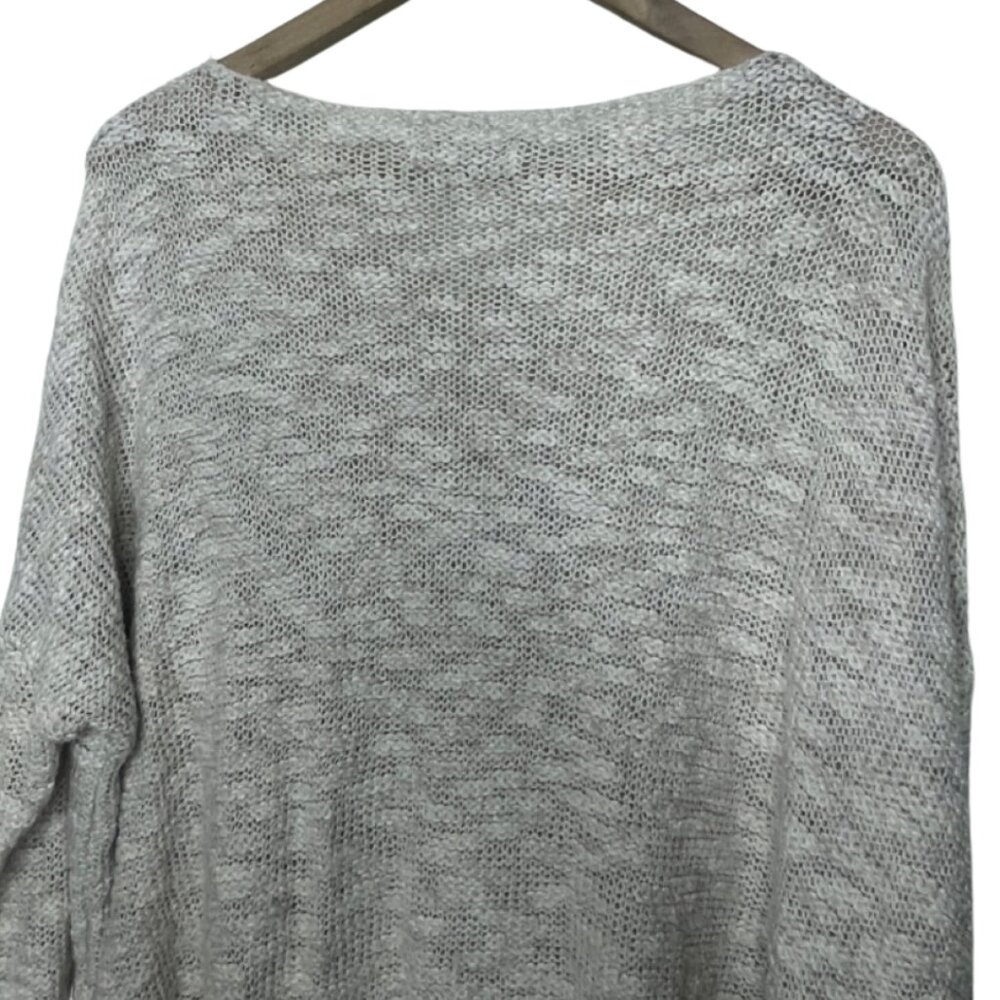 ABERCROMBIE & FITCH | Women's Oversized Cream Sweater with Lace Trim | Size M/L - Picture 8 of 12